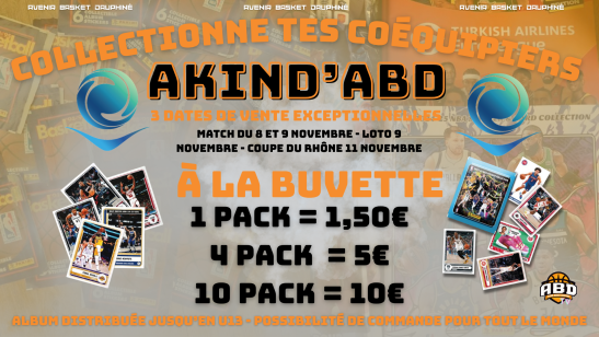 🏀 Collectionne tes coéquipiers avec AKIND’ABD !